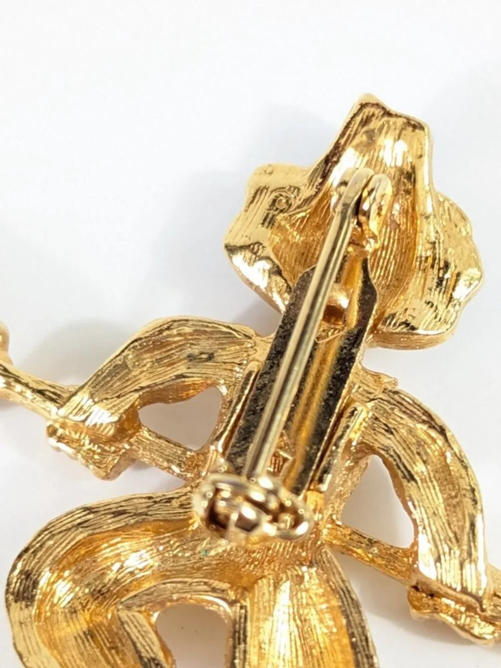 Halloween Scarecrow Gold Toned Brooch Autumn Brooch Pin